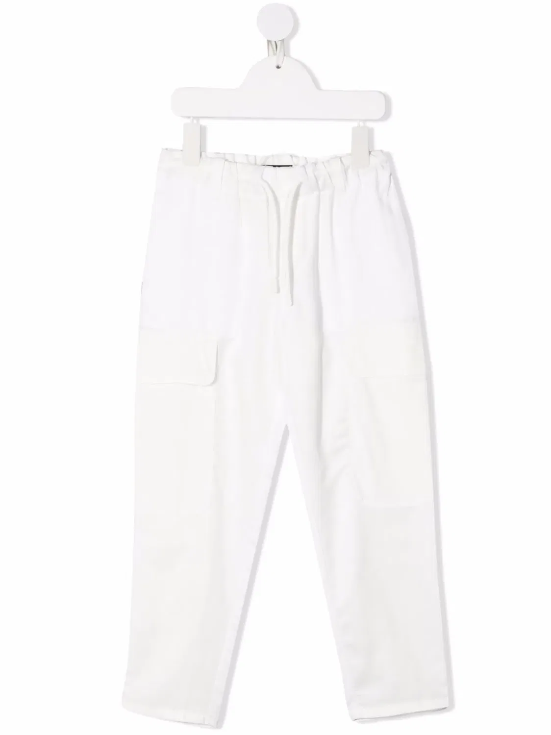 Брюки с кулиской Emporio Armani, белый