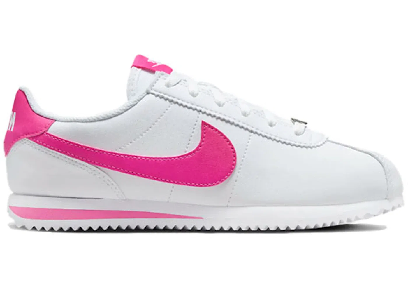 Детские кроссовки Lifestyle Nike Cortez, White/Laser Fuchsia