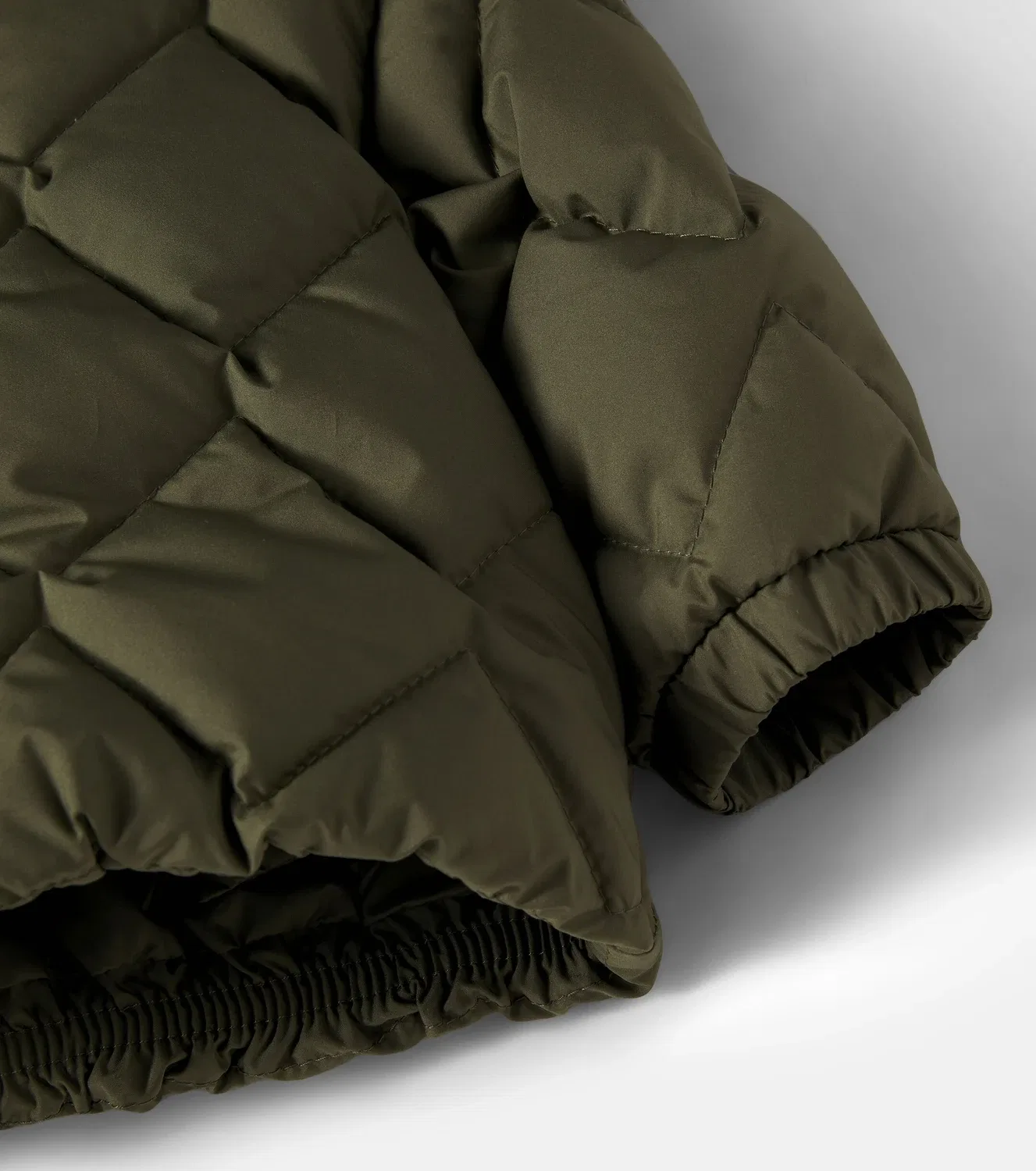 Пуховик с капюшоном Ava, Moncler Enfant, зеленый — фото 4