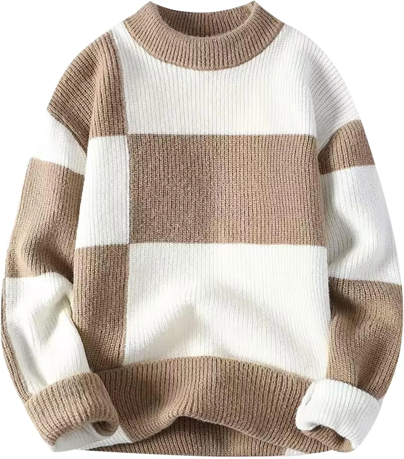 

Свитер Cambkatl с цветными блоками, свободный, уютный, вязаный