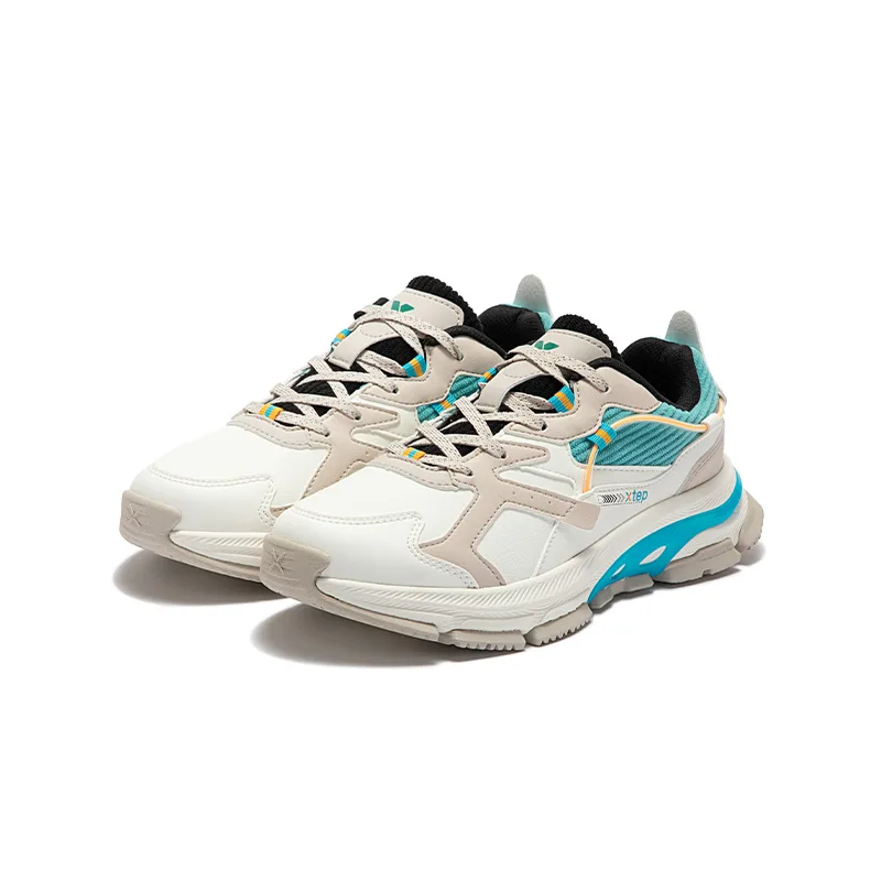Детские повседневные кроссовки XTEP, Sail White/Knight Green — фото 4