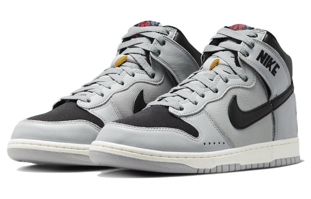 Кроссовки Nike Dunk High SoulGoods '80s, серый/черный — фото 3
