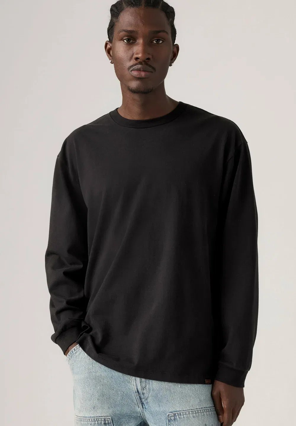 Футболка Ls workwear desert palm - толстовка Levi'S, Desert Palm - Blacks — фото 4