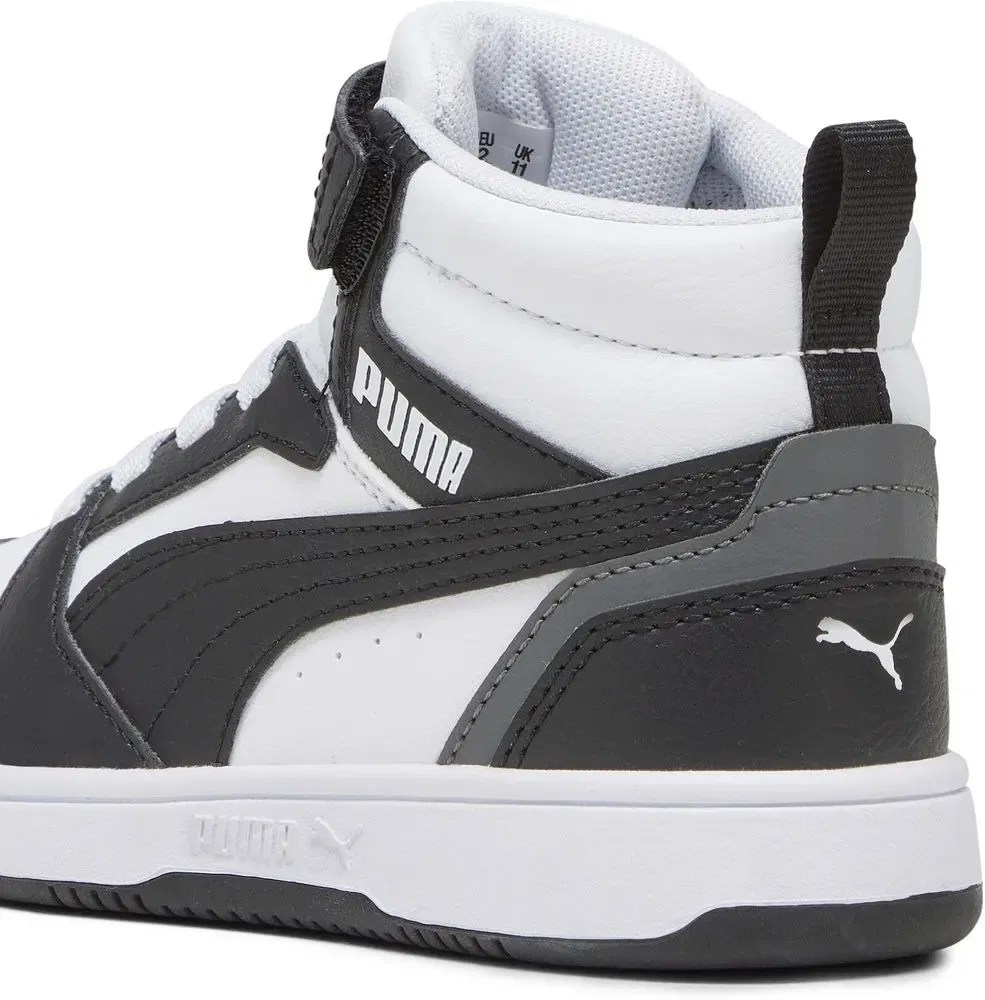 Кроссовки детские Rebound V6 Mid AC+ PS Puma, белый — фото 2