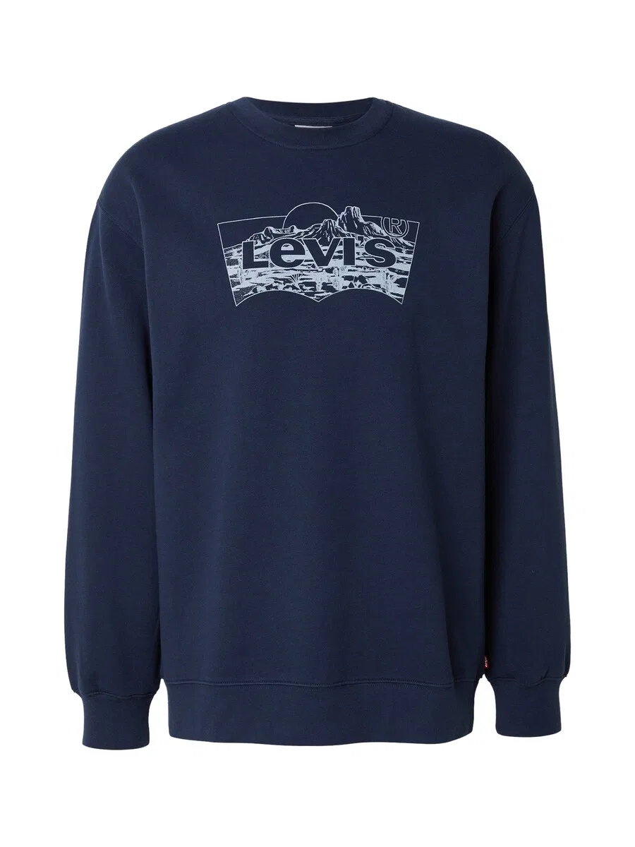 Толстовка LEVI'S пастельно-голубого и темно-голубого цвета