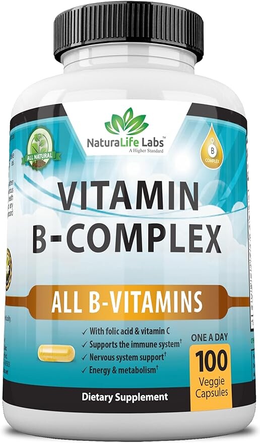 

Комплекс витаминов группы B NaturaLife Labs, 100 капсул