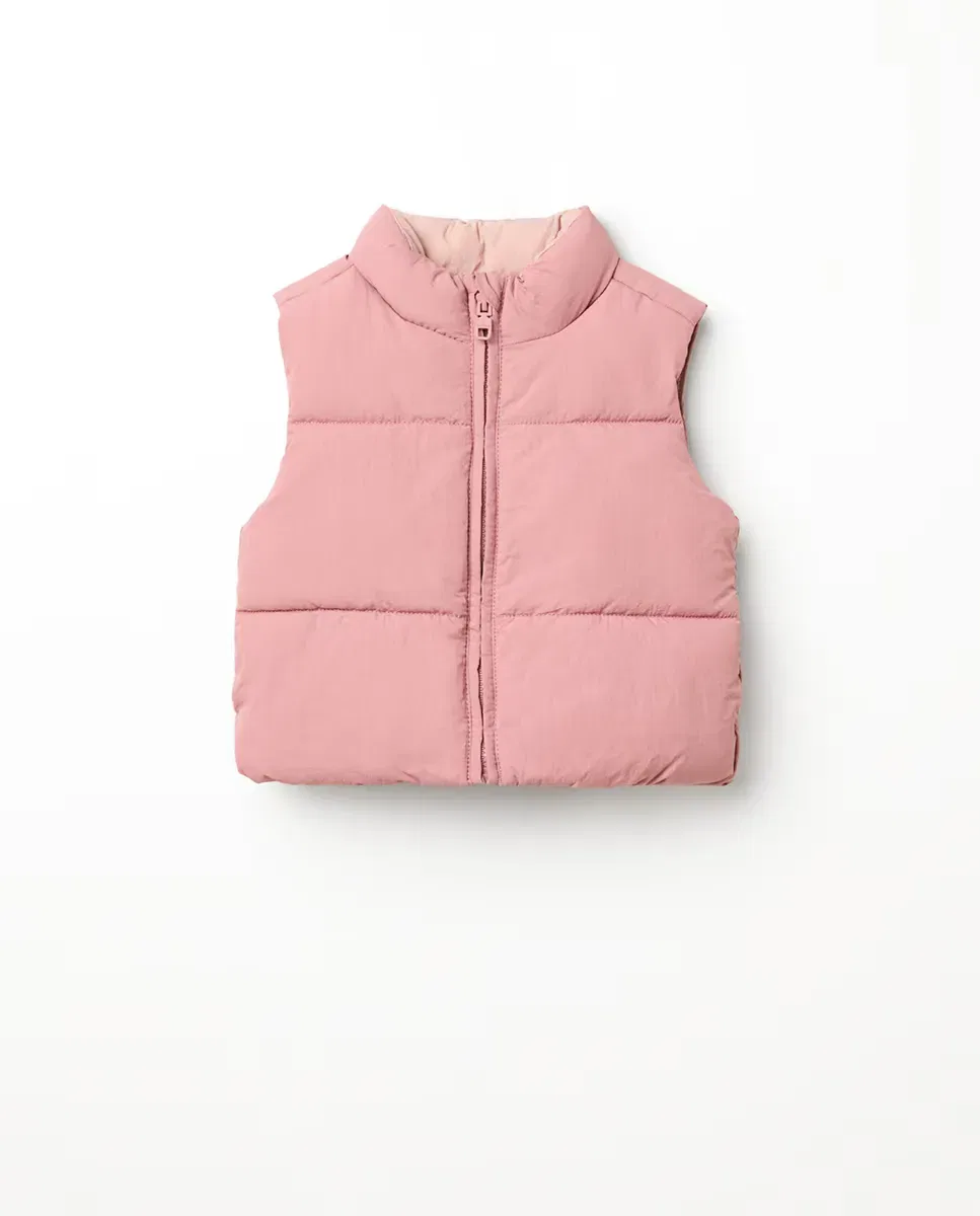 Детское стеганое пальто для девочек Sfera, 200 Rosa