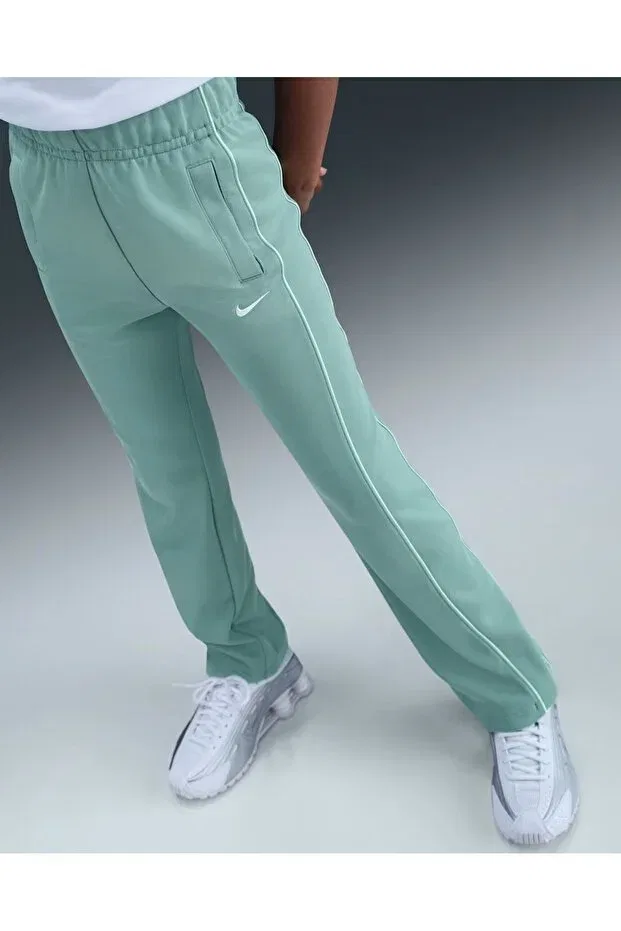 Детские спортивные штаны для девочек свободного кроя Nike, Green — фото 2