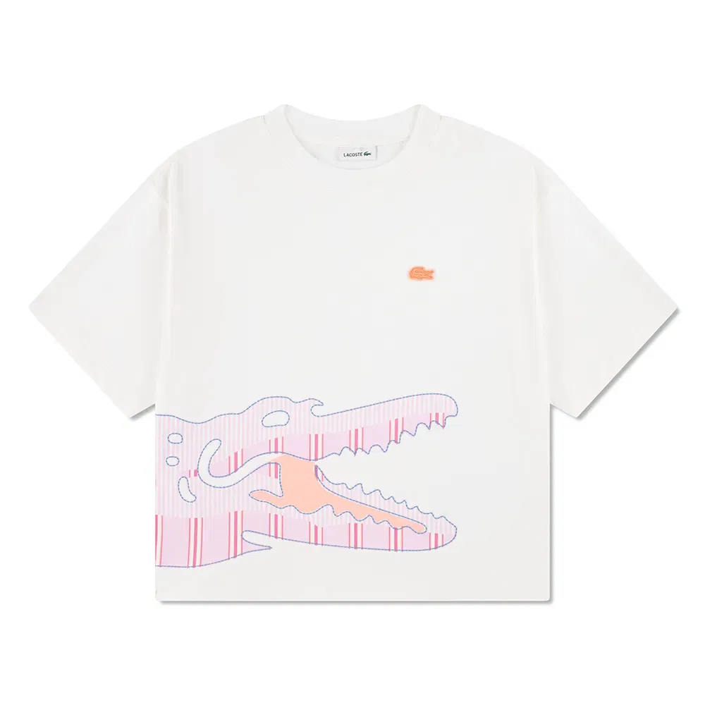 Футболка с коротким рукавом Lacoste Kids, белый — фото 3