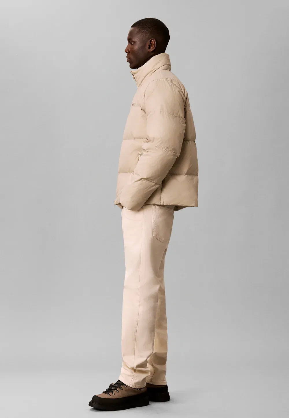 Пуховая куртка Calvin Klein, Plaza Taupe — фото 4