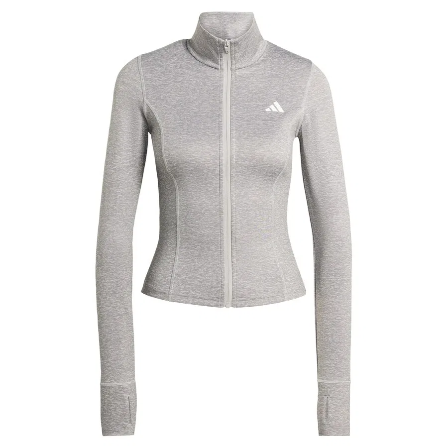 Тренировочная куртка ADIDAS PERFORMANCE серого цвета — фото 3