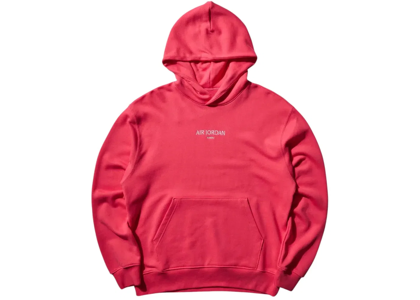 Мужской худи с принтом Jordan Wordmark 85 Tokio Edition Fleece Pullover Hoodie, Aster Pink