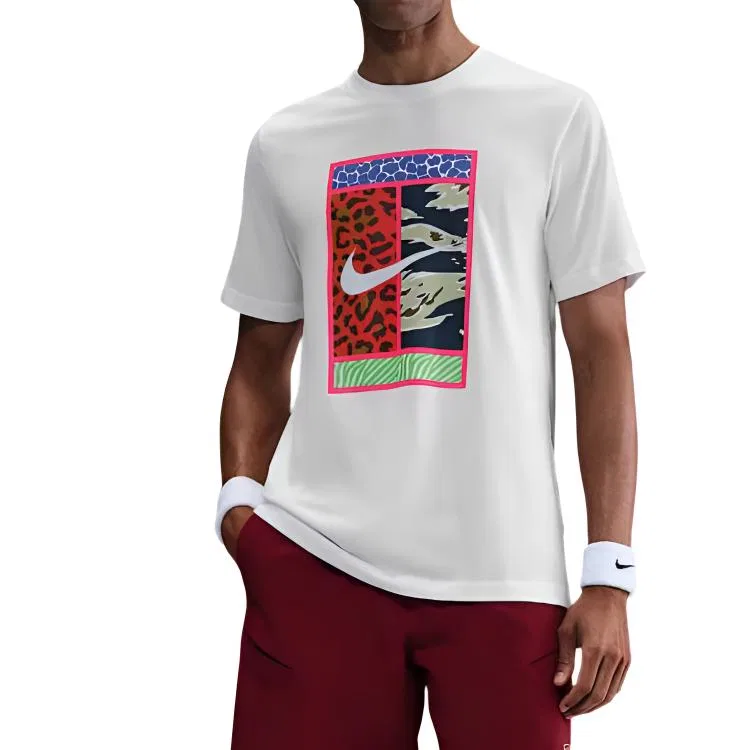Футболка теннисная Dri-FIT Court, Nike, White