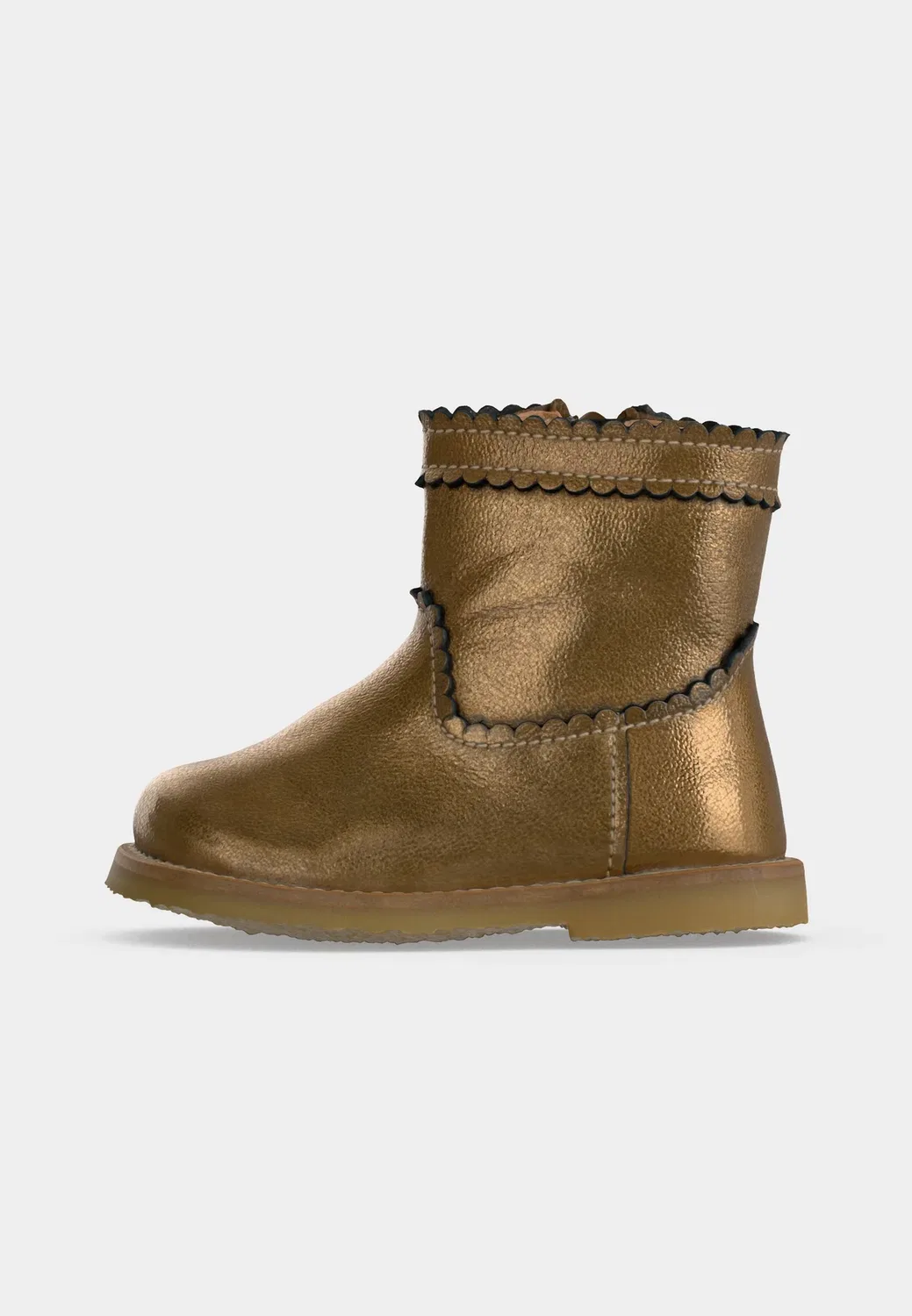 Ботинки Emma унисекс - классические ботильоны Petit Nord Copenhagen, Old Gold-Coloured — фото 2