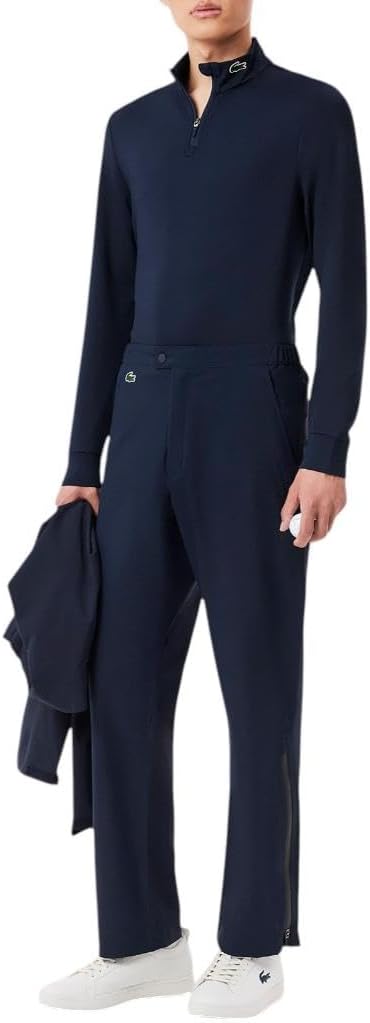 Толстовка мужская Lacoste Ultra Dry Stretch, спортивная для гольфа, темно-синий — фото 4