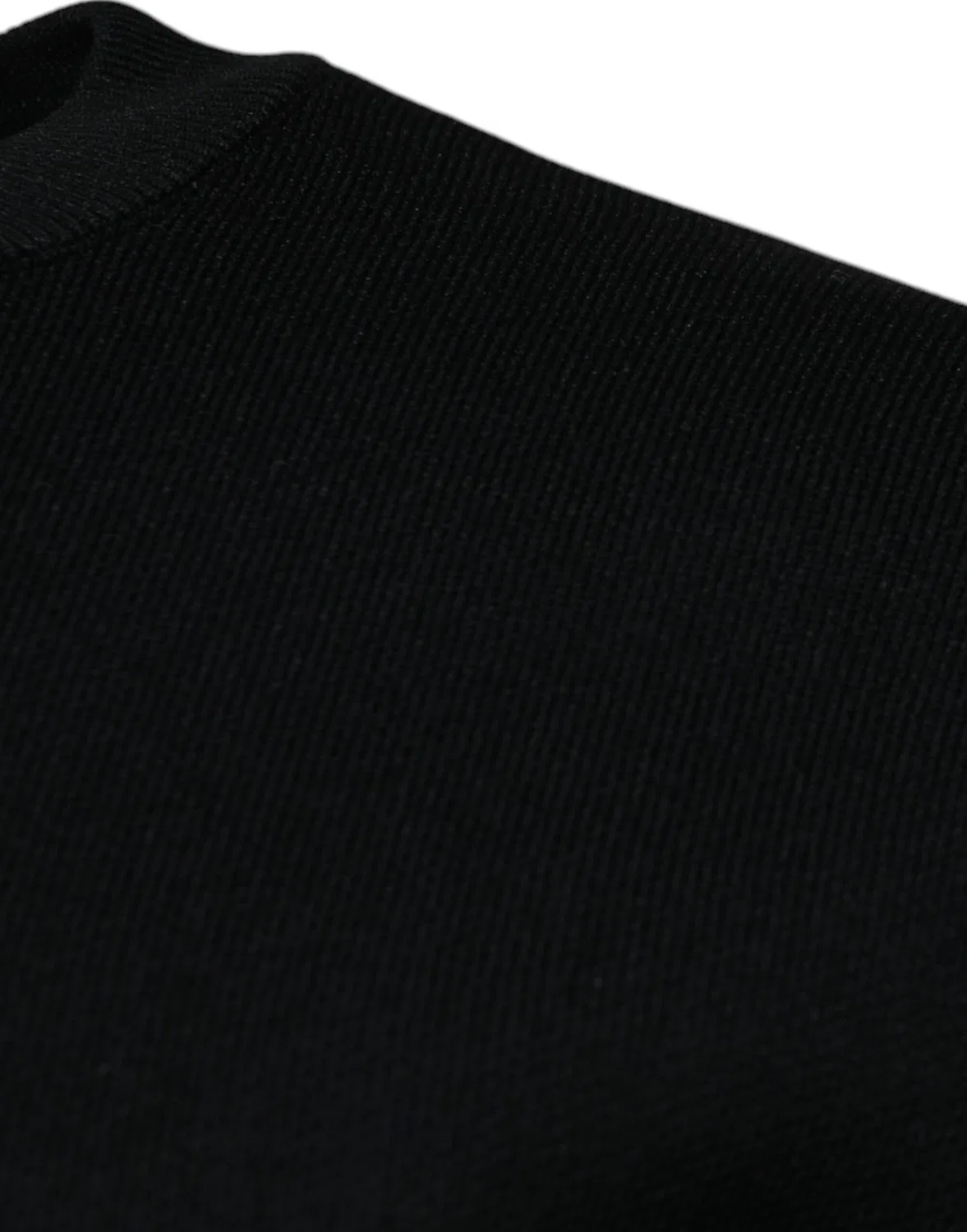 Мужской пуловер с вышитым логотипом Long Sleeve Sweater Dolce & Gabbana, Black — фото 3
