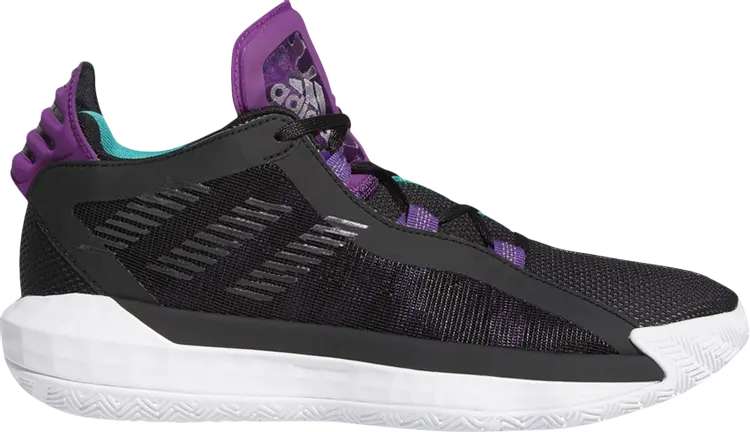 

Кроссовки Adidas Dame 6 'Purple Tongue', черный