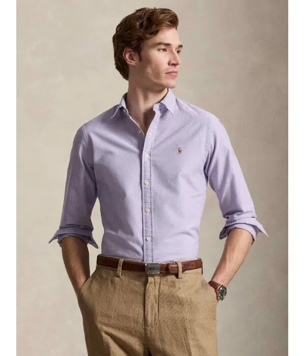 Мужская рубашка с длинным рукавом Polo Ralph Lauren, Lavanda