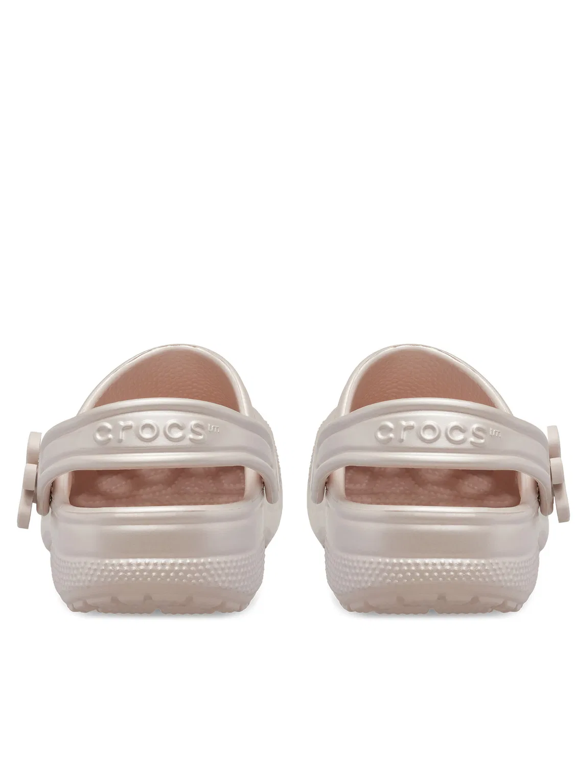 Шлепанцы для девочки Classic Pearl Shine Clog Crocs, розовый — фото 3