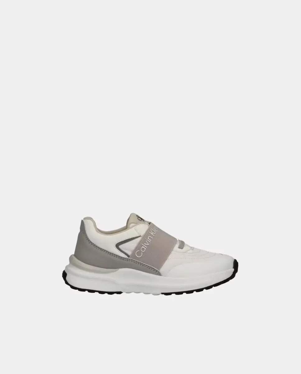 Детские кроссовки для мальчиков с эластичной шнуровкой Deportivo Runner Calvin Klein, Blanco