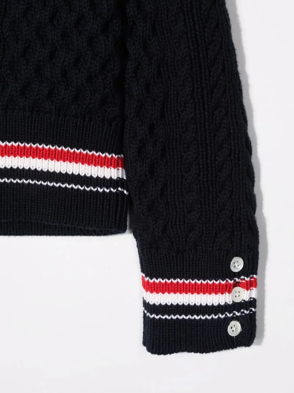 Кабельный свитер RWB Thom Browne, синий — фото 3