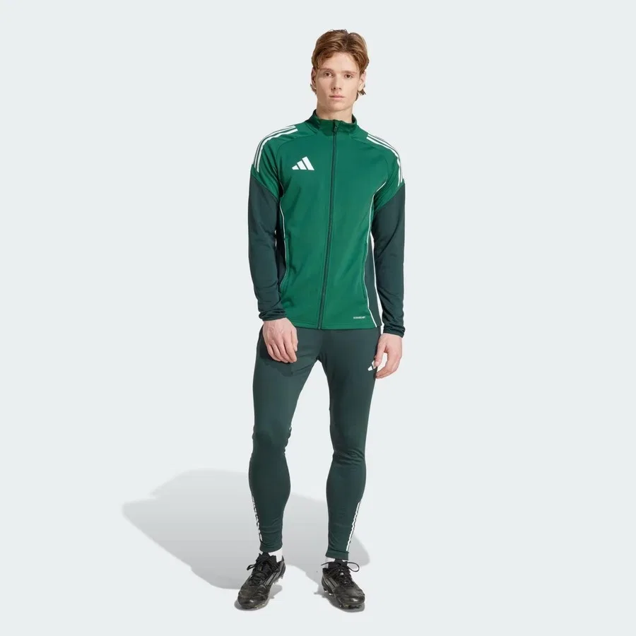 Спортивный свитшот с длинным рукавом Tiro 25 adidas, Зеленый — фото 4