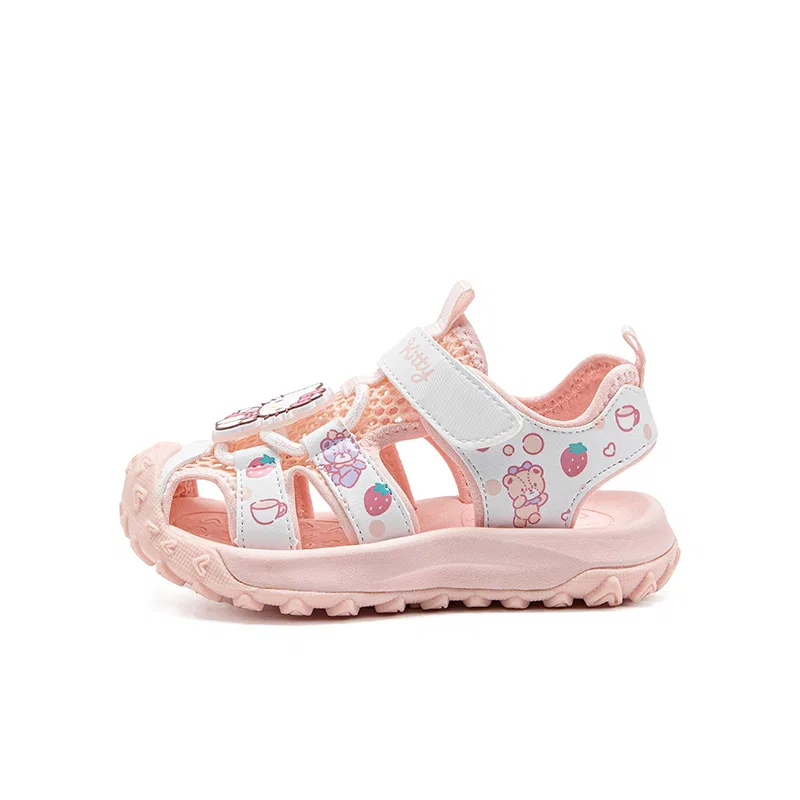Детские сандалии Hello Kitty Low Top, Sanrio, White Pink