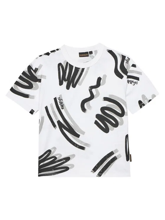 Футболка regular fit Napapijri, белый