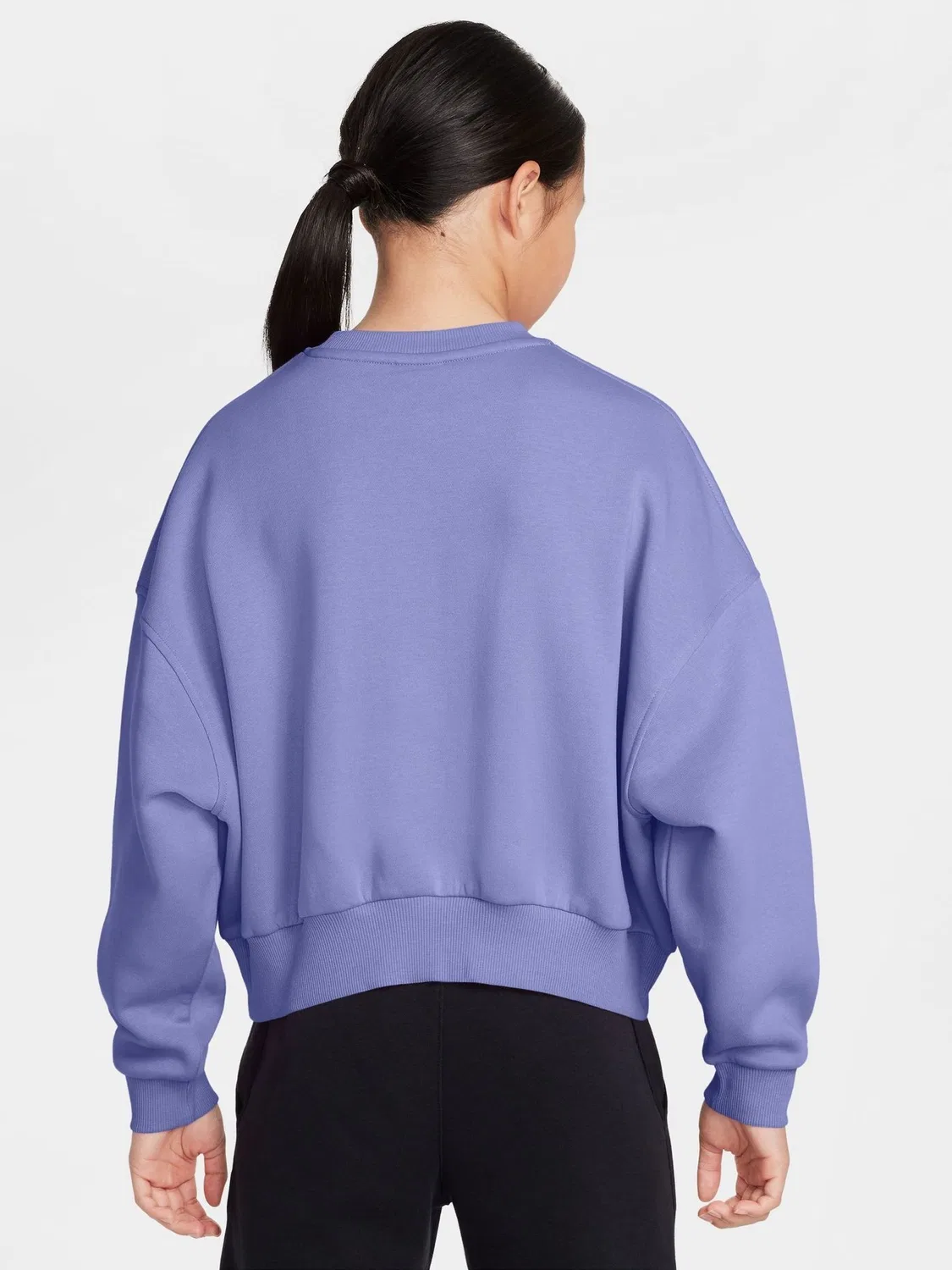 Свитшот c капюшоном, свободный крой Nike Club Fleece, фиолетовый — фото 2