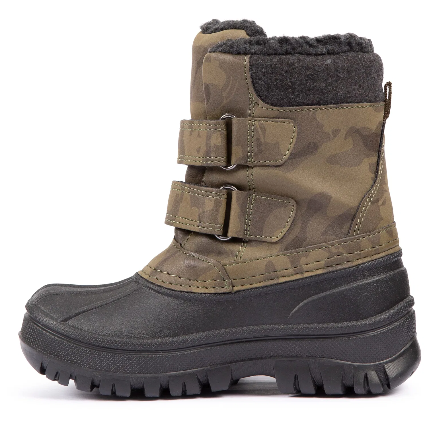 Детские снежные ботинки для мальчиков с принтом Toddlers Unisex Snowboot Trespass, Green — фото 3