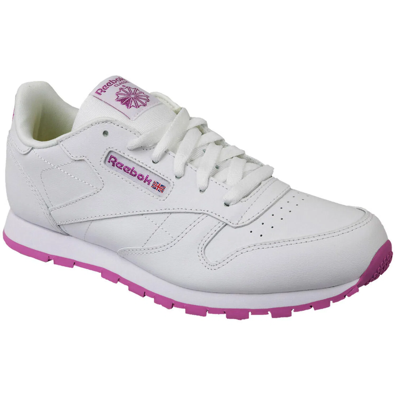 Детские кроссовки из натуральной кожи Reebok Classic Leather, Weiß