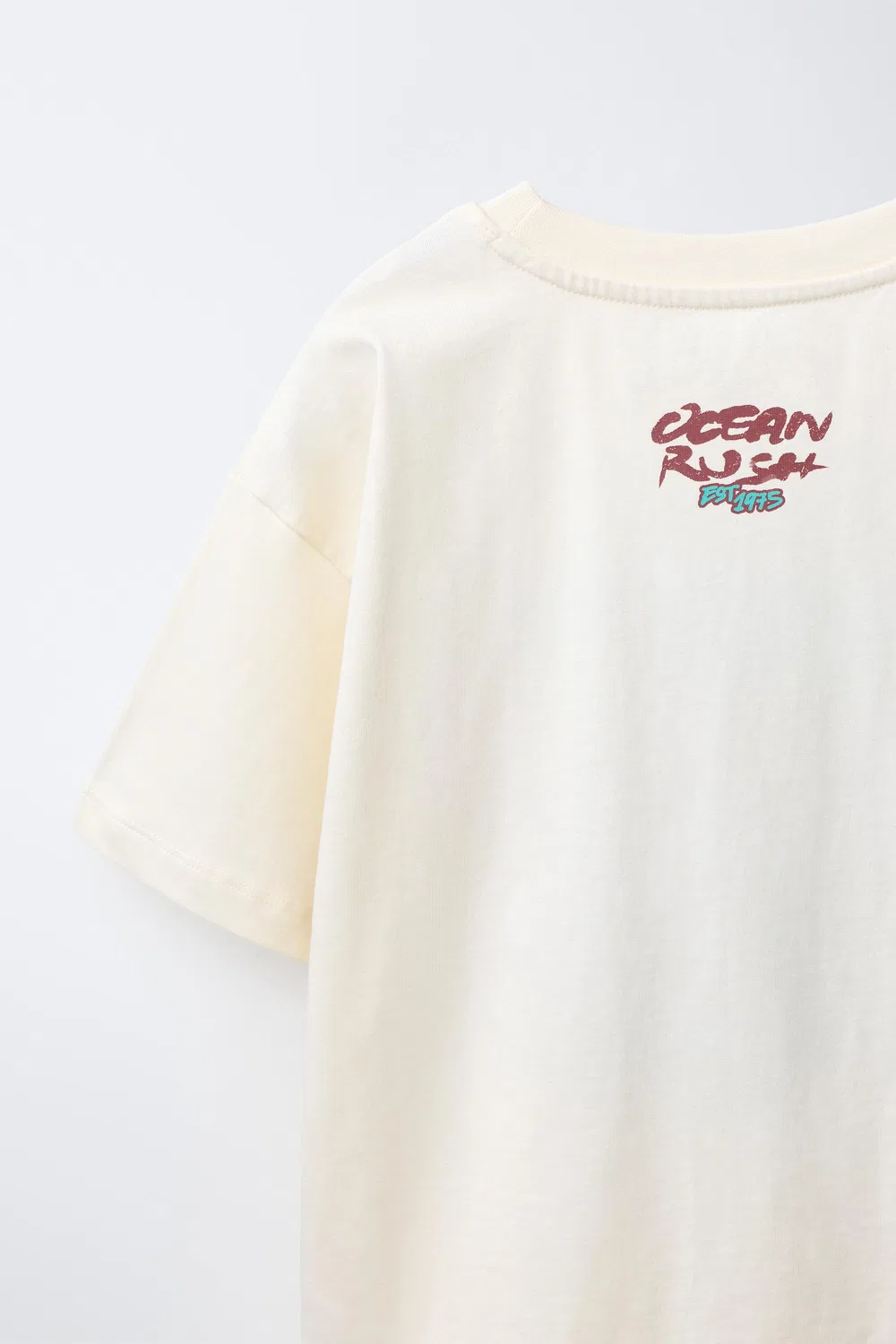 Футболка с принтом ZARA, White — фото 4