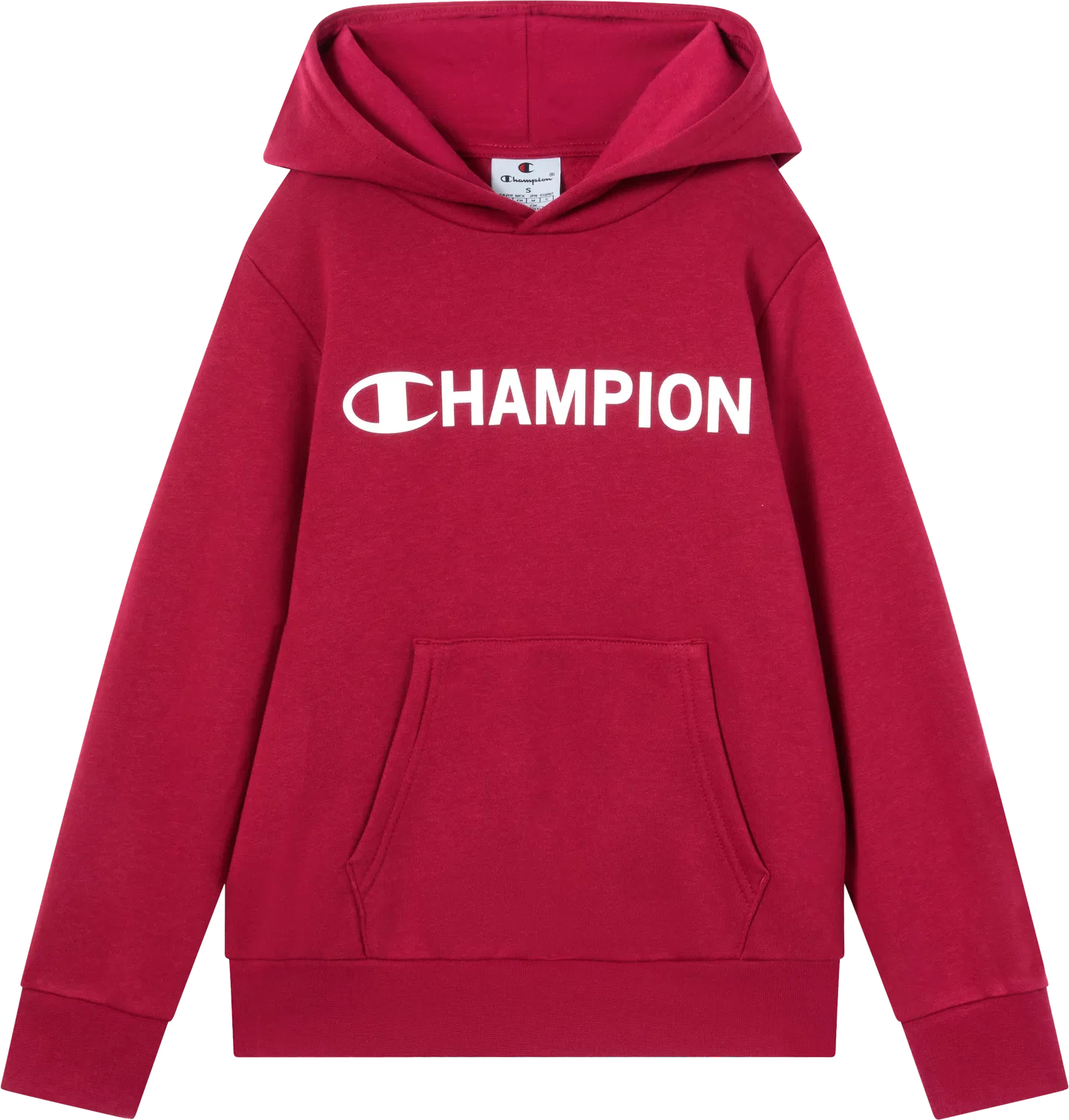 Детское худи с капюшоном Champion, красный