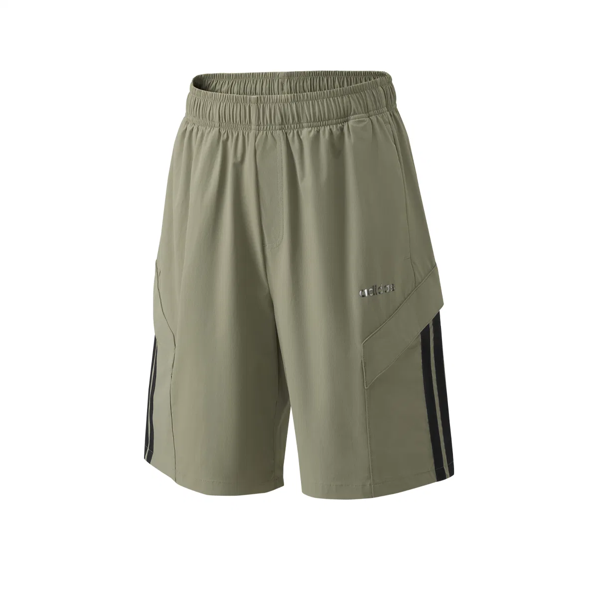 Мужские шорты повседневные с заниженной посадкой Adidas, Olive Green