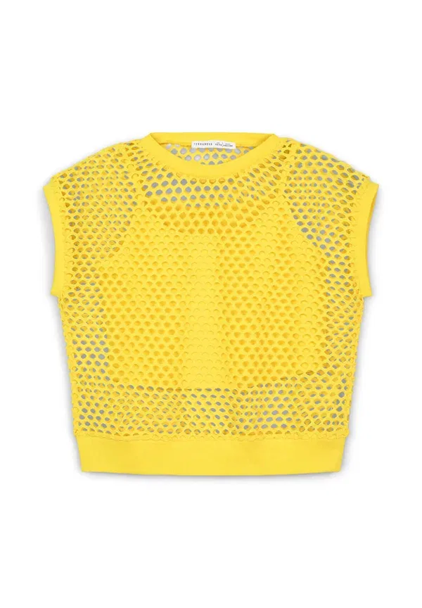 Футболка дышащая Print t-shirt Terranova, Yellow, желтый