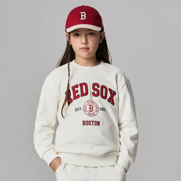 Свитшот varsity bos, Mlb Kids, ivory — фото 3