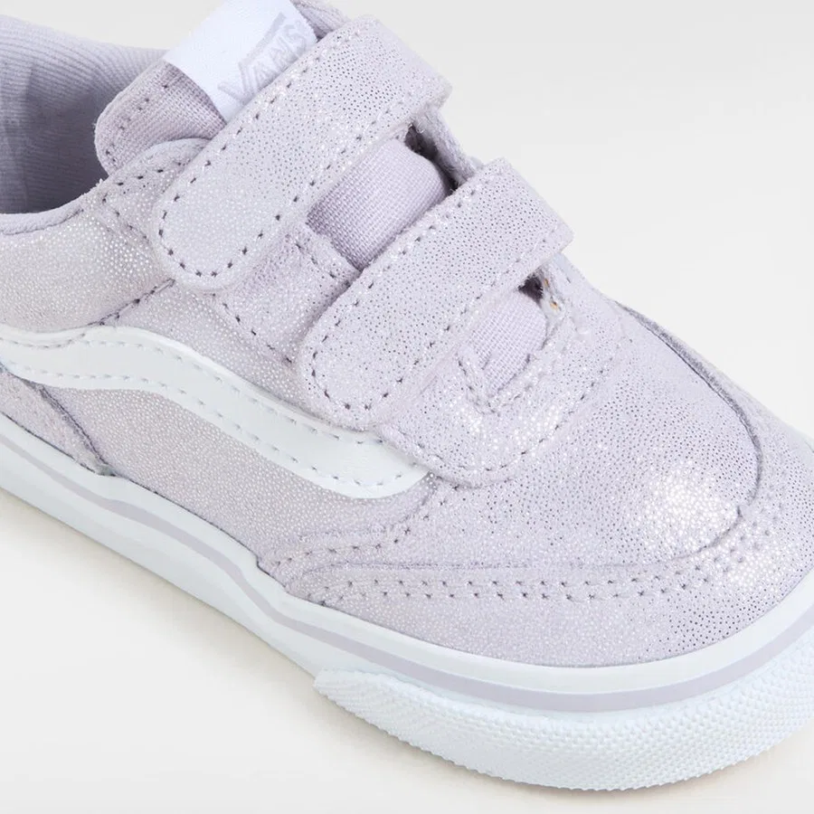 Кроссовки детские с липучкой Brooklyn Ls V Vans, Фиолетовый — фото 2