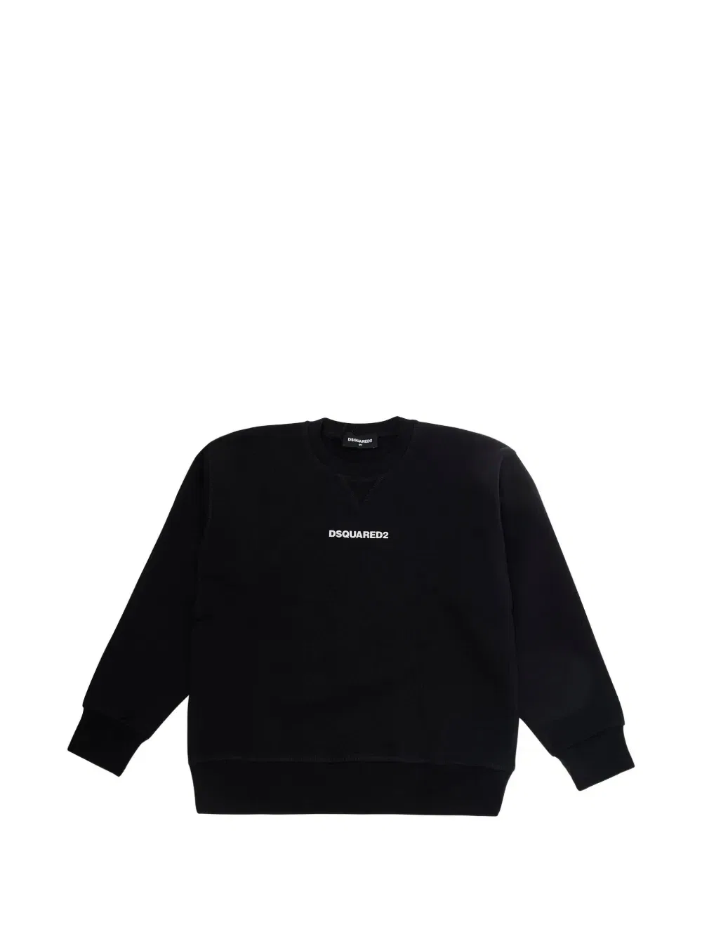 Толстовка с длинными рукавами и логотипом Dsquared2 Kids, черный