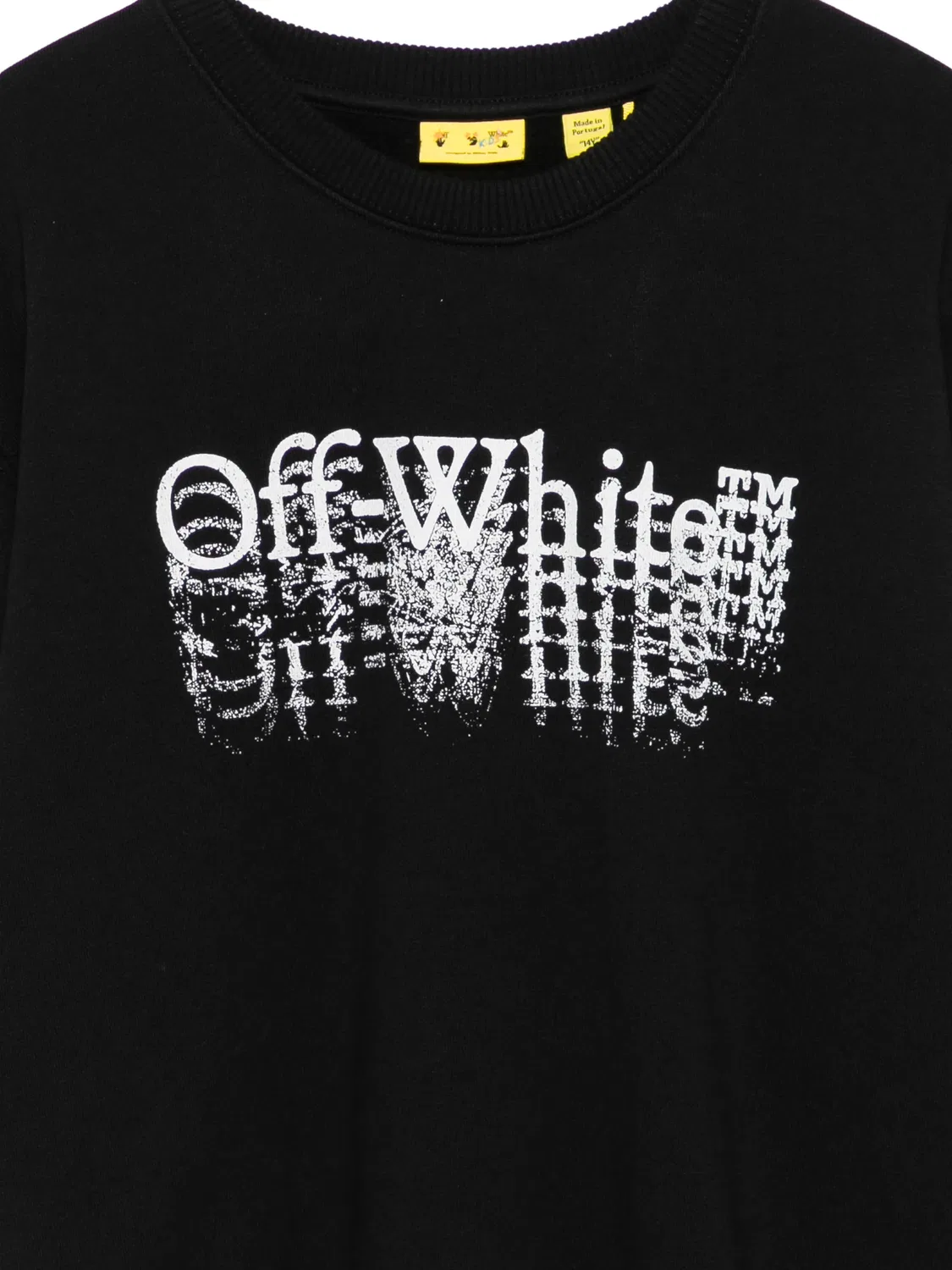 Хлопковый свитшот черного цвета OFF-WHITE, черный — фото 2