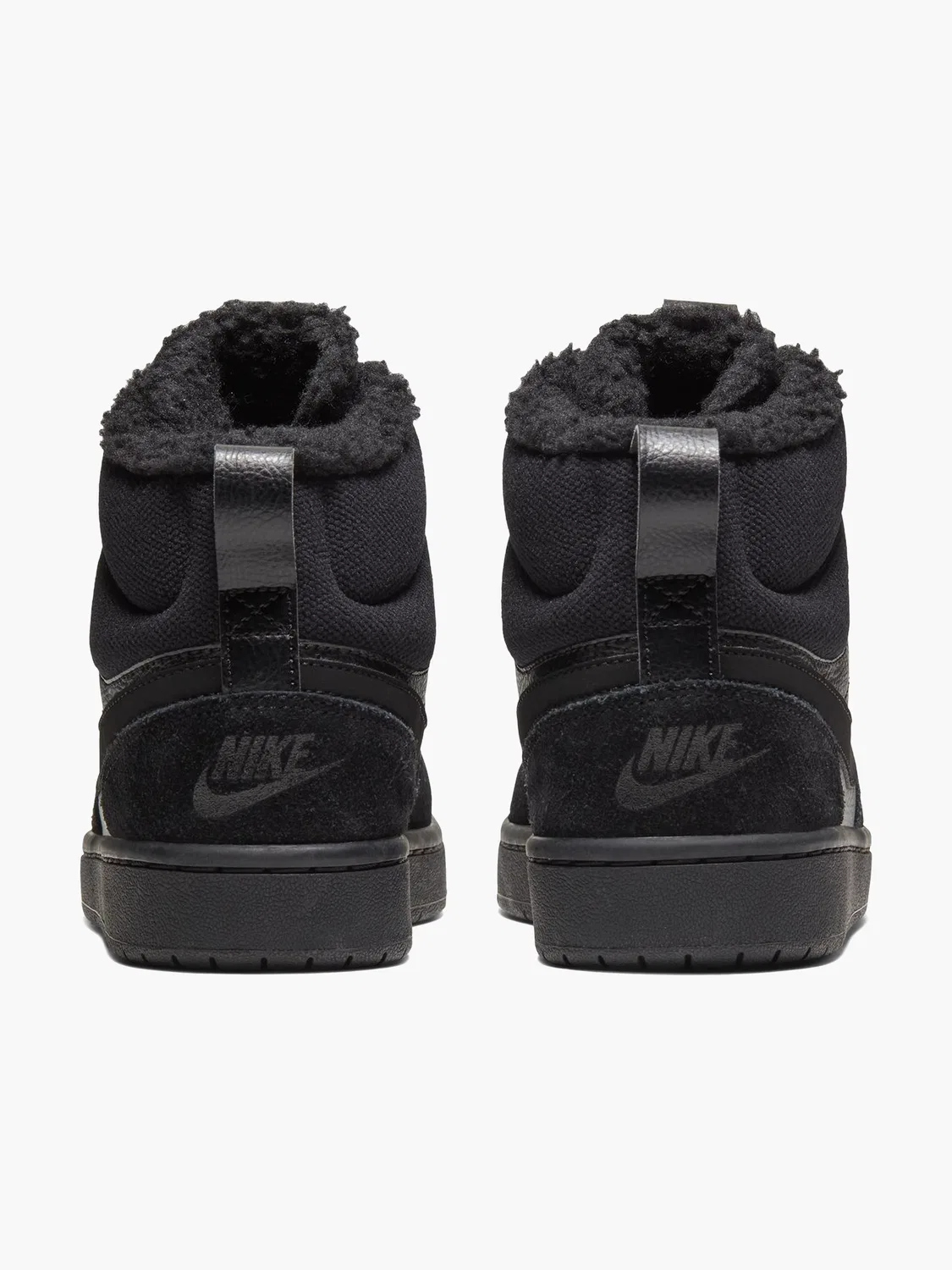 Детские кроссовки высокие Nike Court Borough Mid 2 Boot BG, черный — фото 3