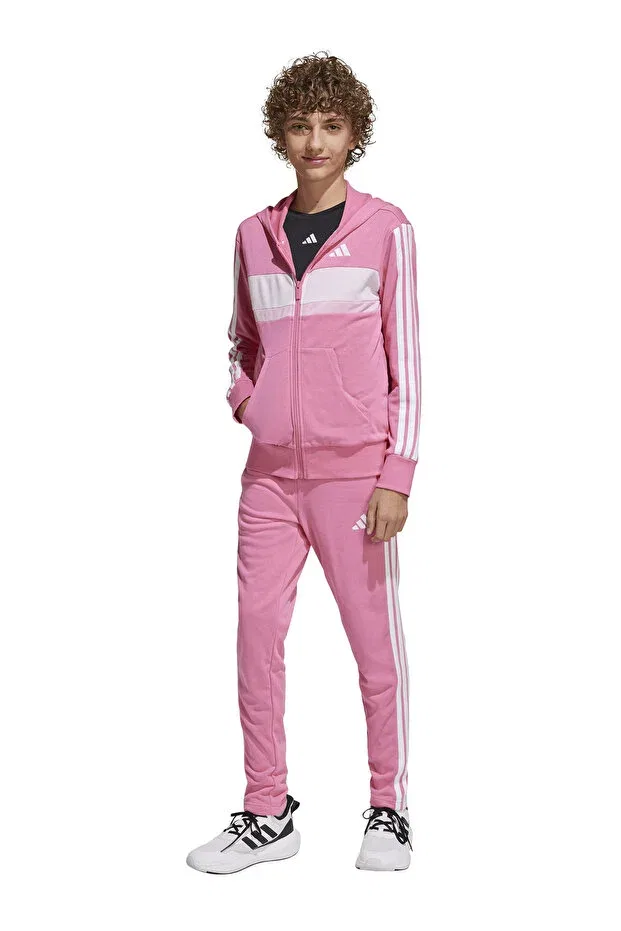 Детский спортивный комплект для девочек с капюшоном Adidas, Pink