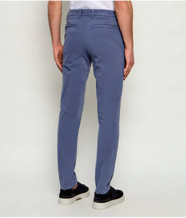 Мужские чиносы Slim Fit H-Kaiton1 BOSS, синий — фото 4
