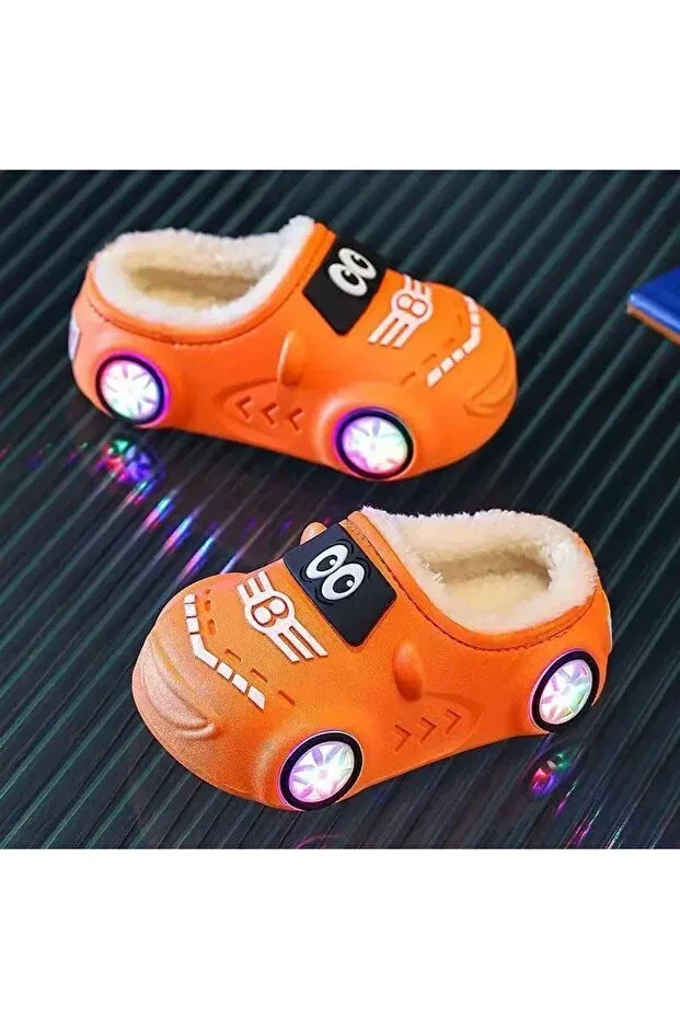 Детские тапочки для девочек с принтом Car patterned baby sleeve Yasee, Orange