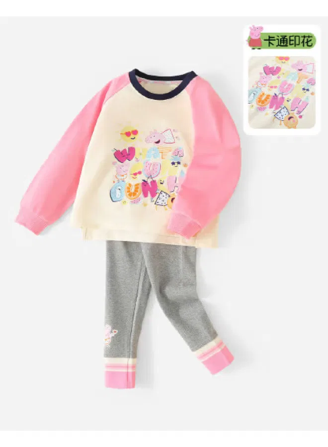 Комплект детский с капюшоном Peppa Pig, розовый