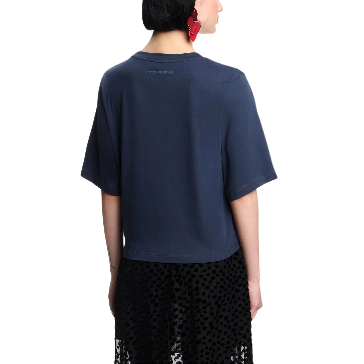 Футболка Regular, EMPORIO ARMANI, Blue — фото 4