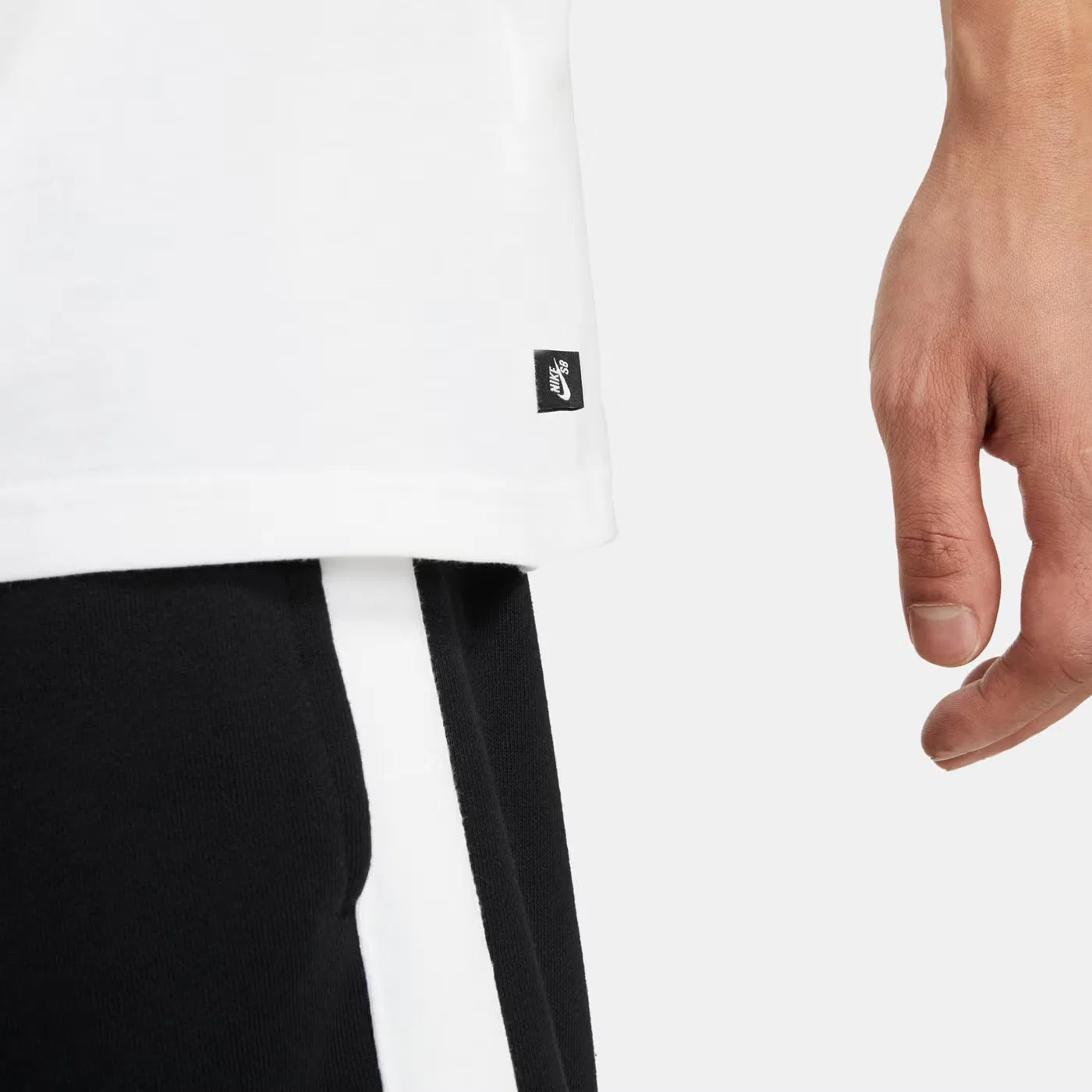Футболка с логотипом Sb Logo Nike, белая — фото 4