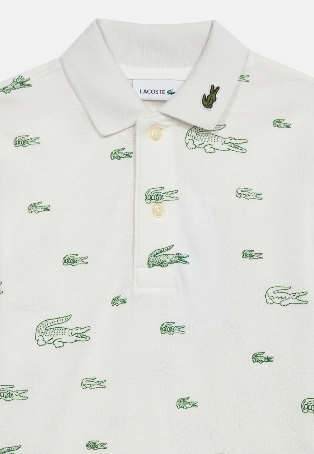 Рубашка-Поло Line Crocs Lacoste, Farine — фото 4