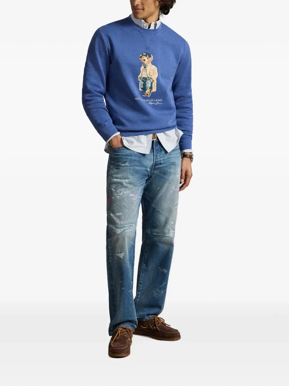 Толстовка Polo Bear Polo Ralph Lauren, синий — фото 2