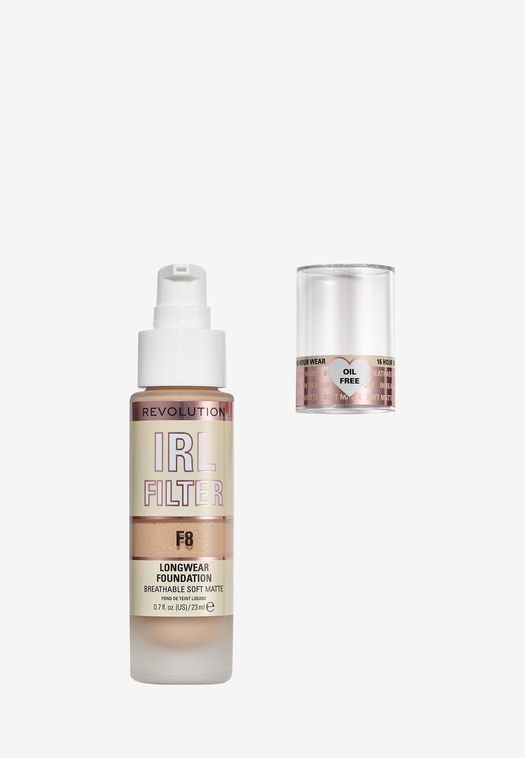 

Тональная основа IRL FILTER LONGWEAR FOUNDATION Makeup Revolution, цвет f8