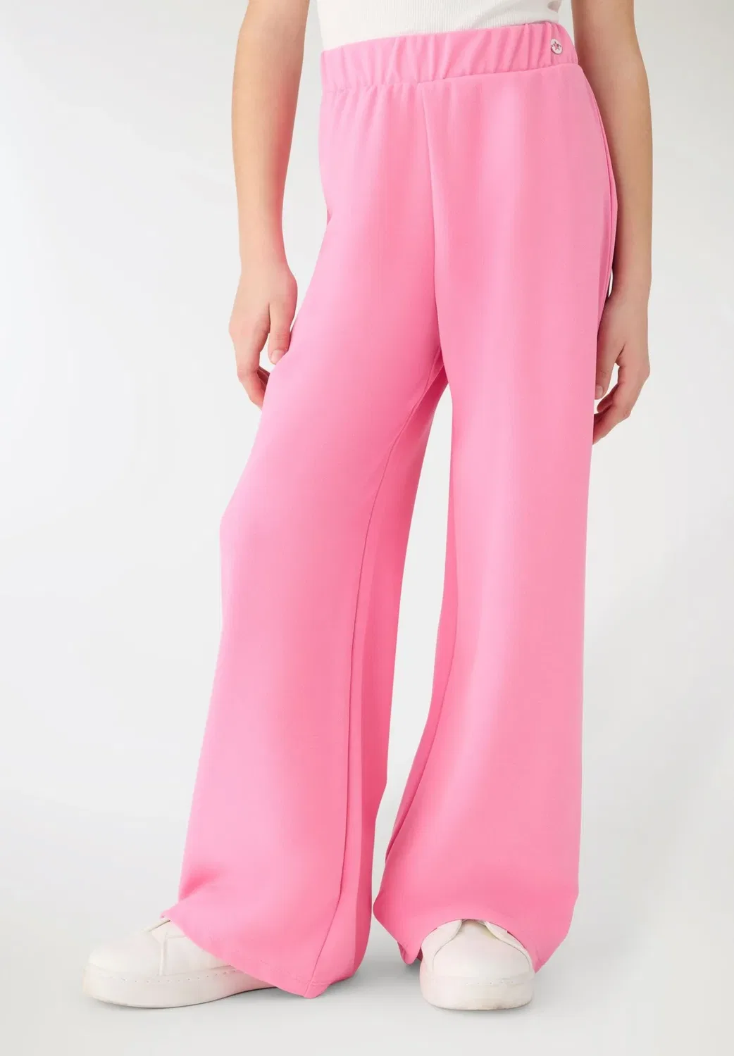 Панталони широкие тинта унита - спортивные штаны Terranova, Fucsia Chiaro — фото 2